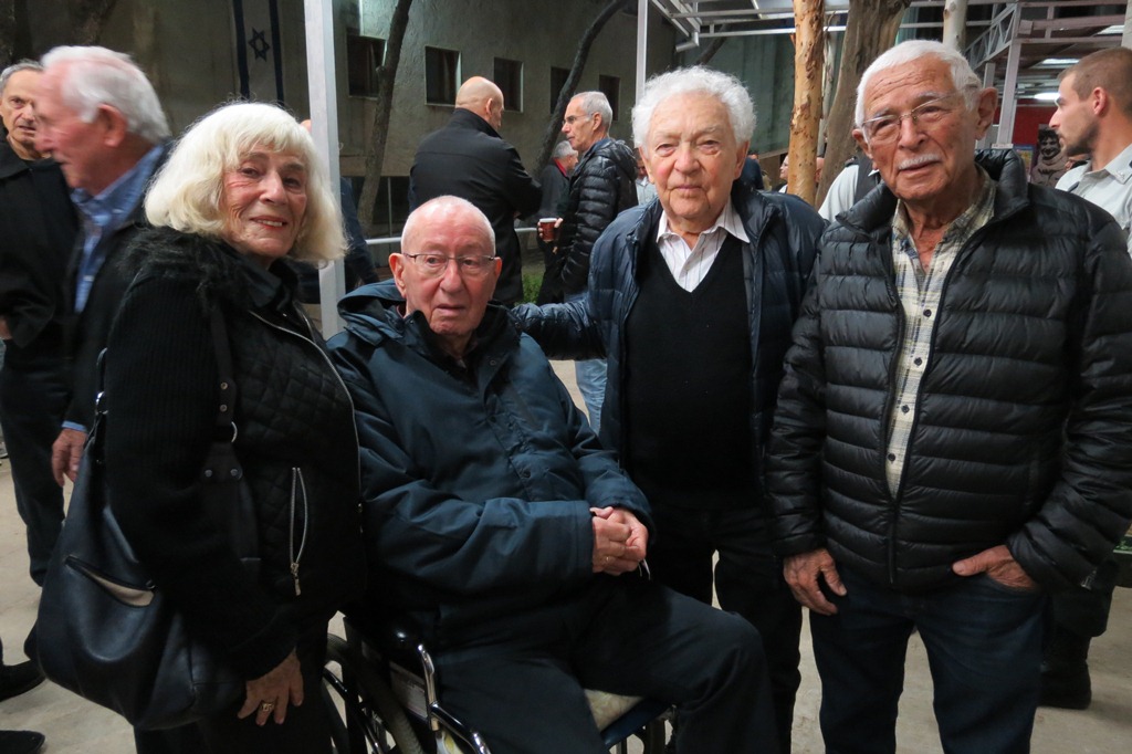 תמונה מפגש פלמחניקים: מוטקה בן פורת, טולקה, אלעד פלד ורבקלה קרמר