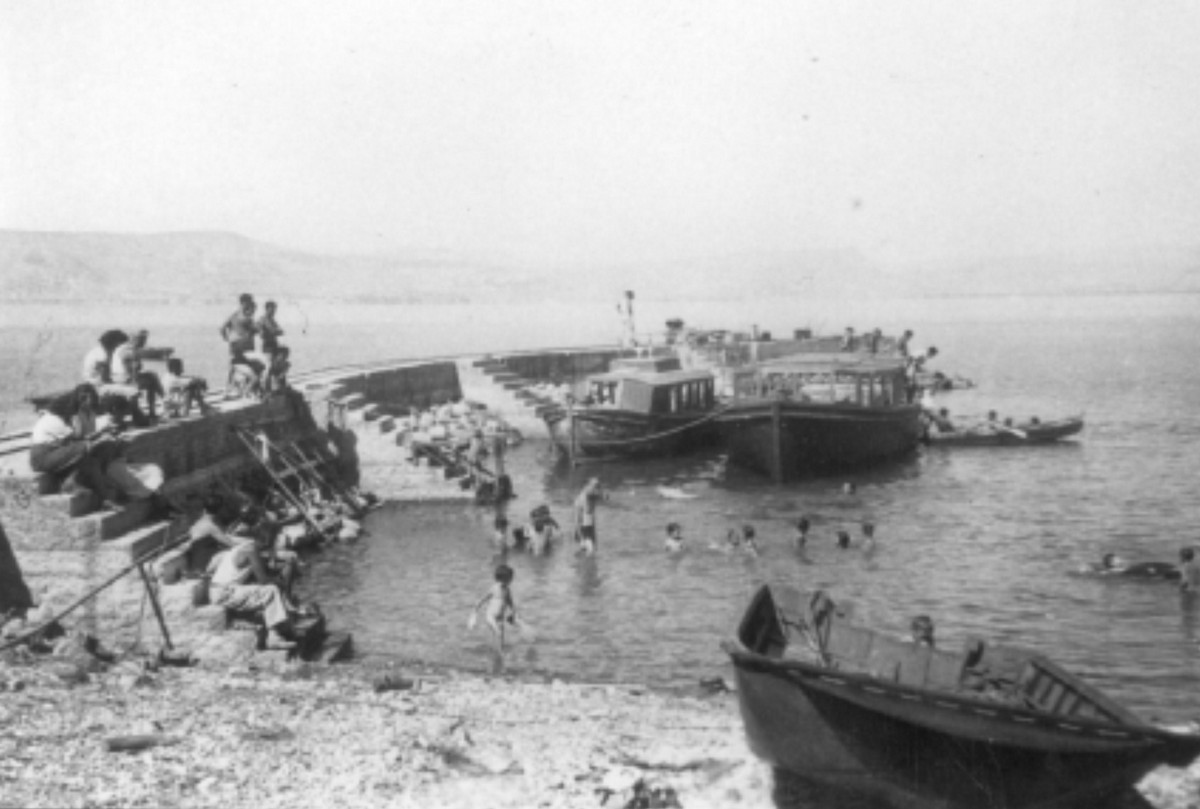 נחיתה בחוף הכנרת המזרחי