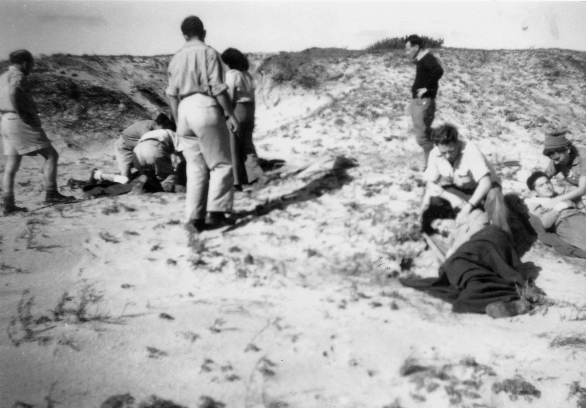 מחנה דורה 1948 (בהפוגה) קורס פלמ"ח לחובשים פלוגתיים