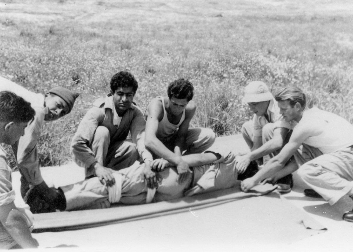 מחנה דורה 1948 (בהפוגה) קורס פלמ"ח לחובשים פלוגתיים
