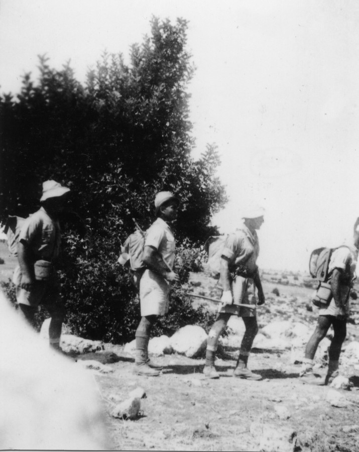 המסע הראשון של הפלוגה-חנוכה 12.1941- 