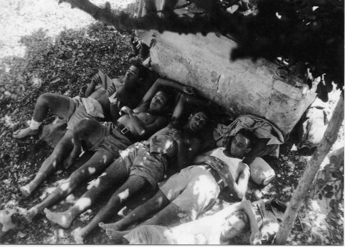 בגבעת חיים- גרעין ג' של מכבי צעיר 1946- 7.1945