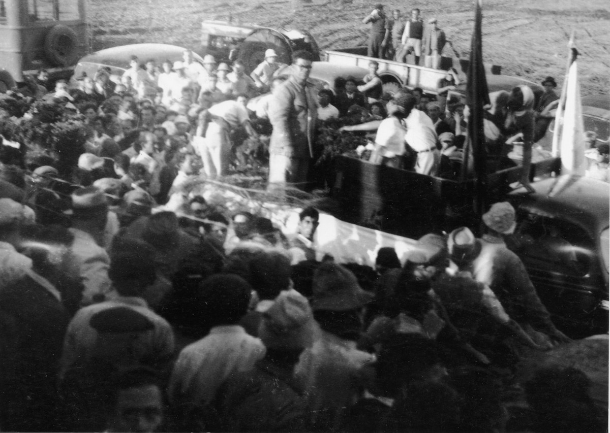 בגבעת חיים- גרעין ג' של מכבי צעיר 1946- 7.1945