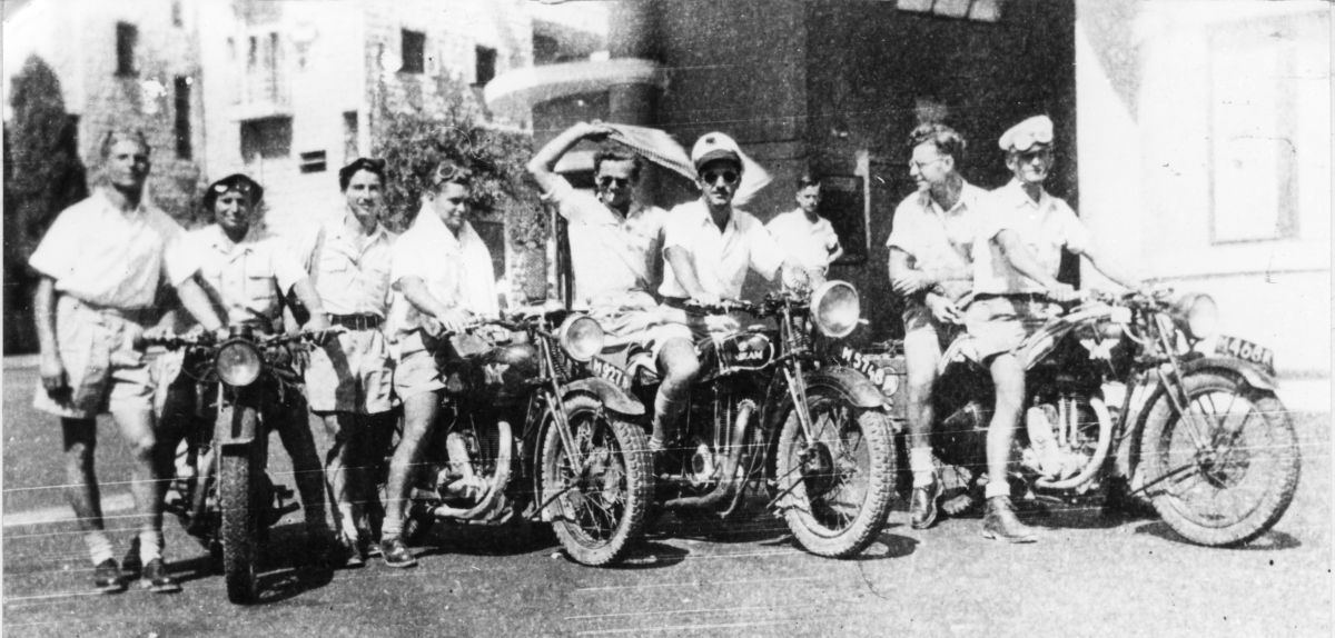 מסע אופנועים ברחבי הנגב, 1947