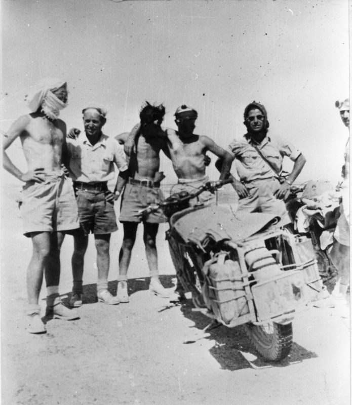 מסע אופנועים ברחבי הנגב, 1947